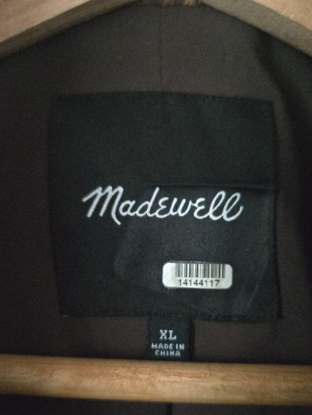 Madewell Caldwell Double-Breasted Blazer Oversized Checkered Pocket Lined NWOT